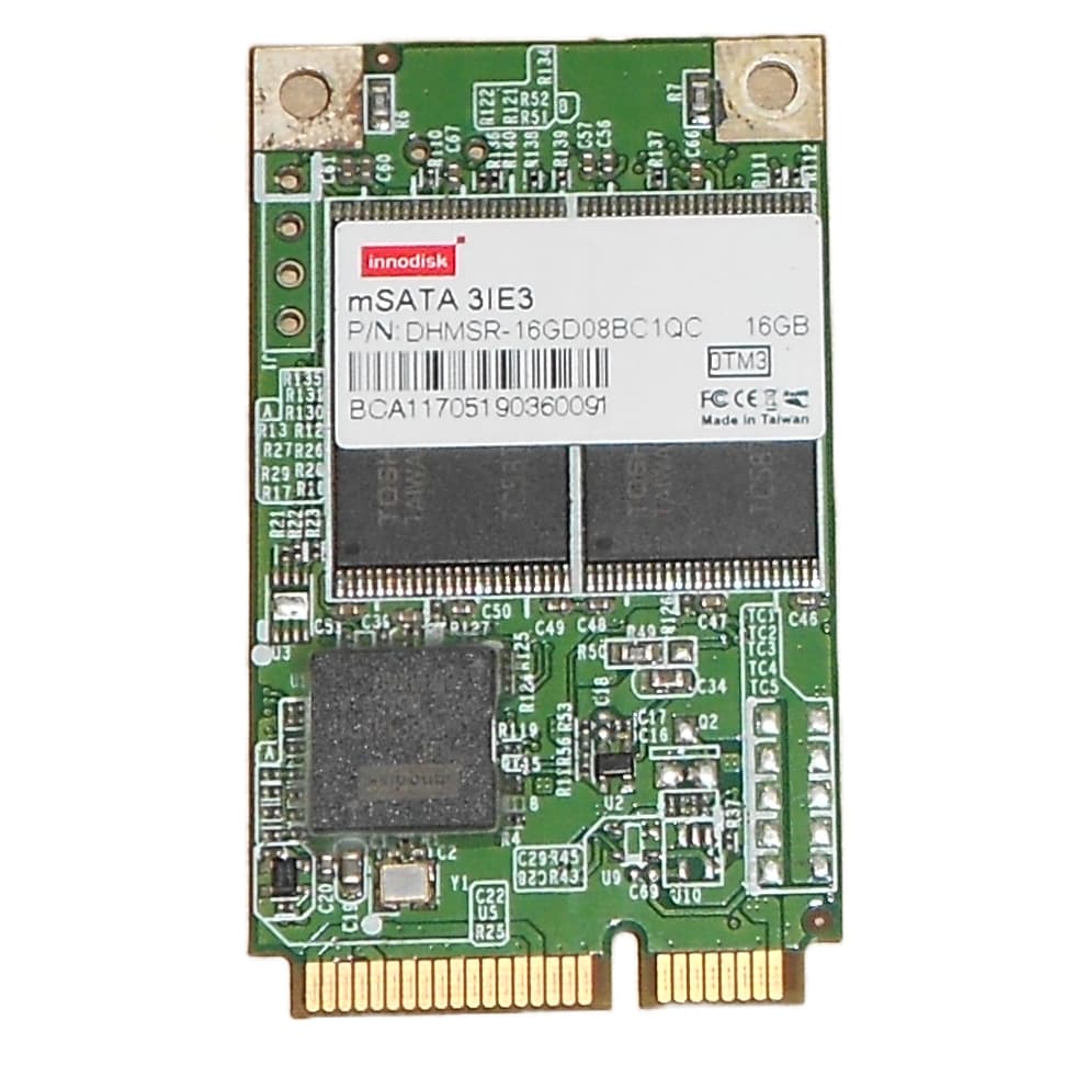 Mini Placa HD SSD Innodisk - mSATA 3IE3 - 16Gb - 50 x 30 mm - Usado.