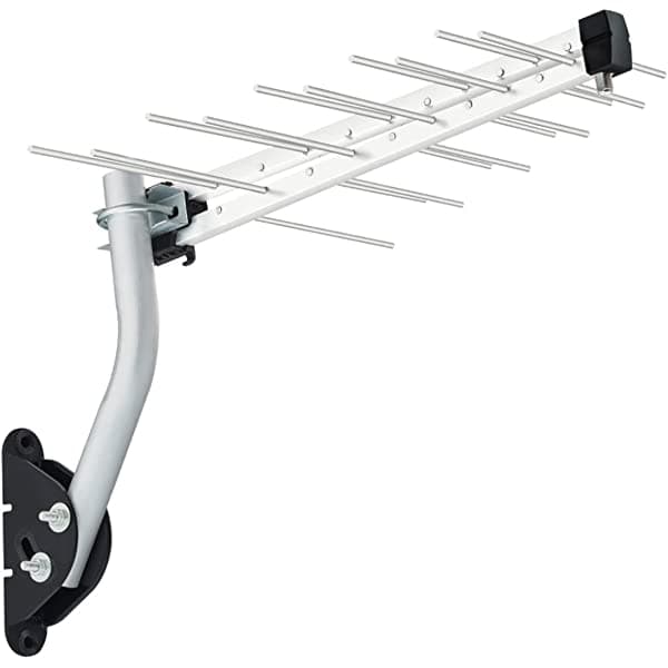 Antena Digital Externa Uhf Full HD14 Dbi Brasforma 4k  + Suporte Fixação Mastro