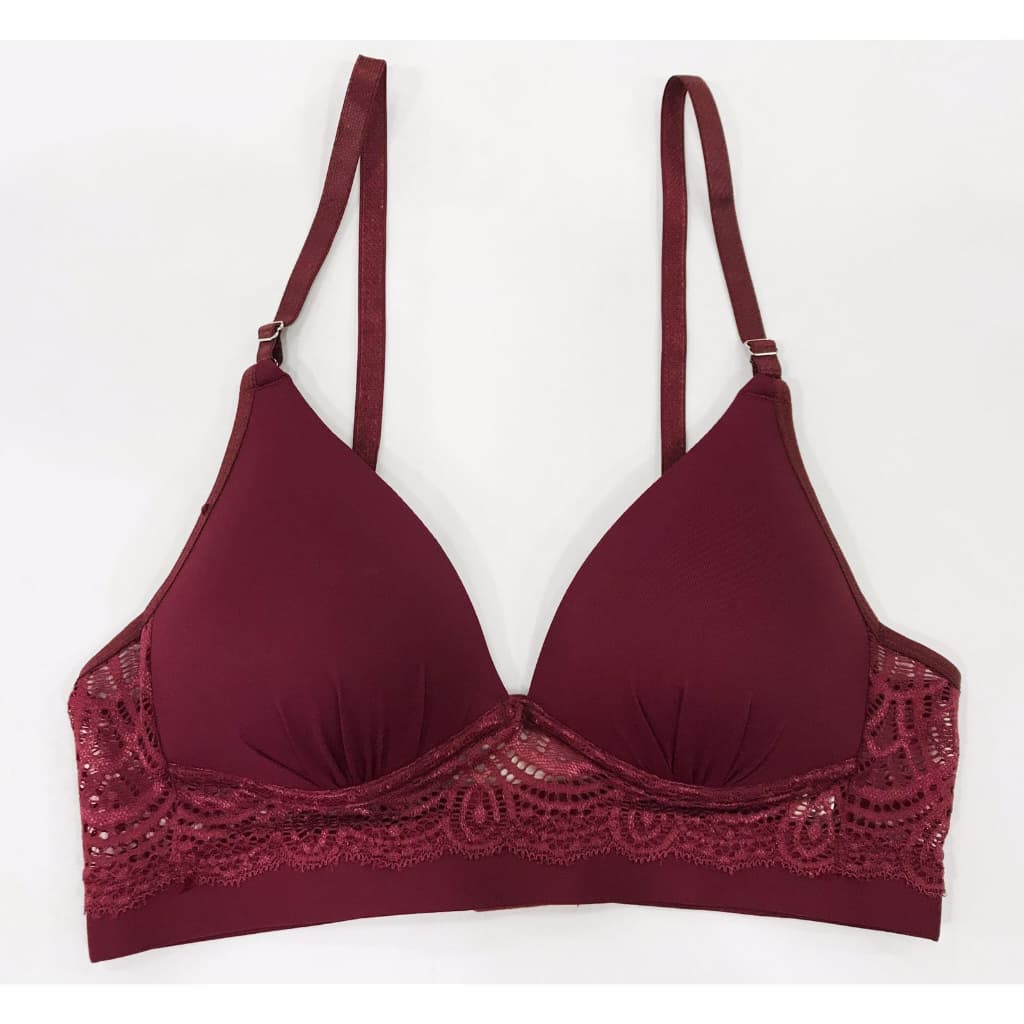 Sutiã com Bojo Soft Conforto em Microfibra e Renda Sem Aro