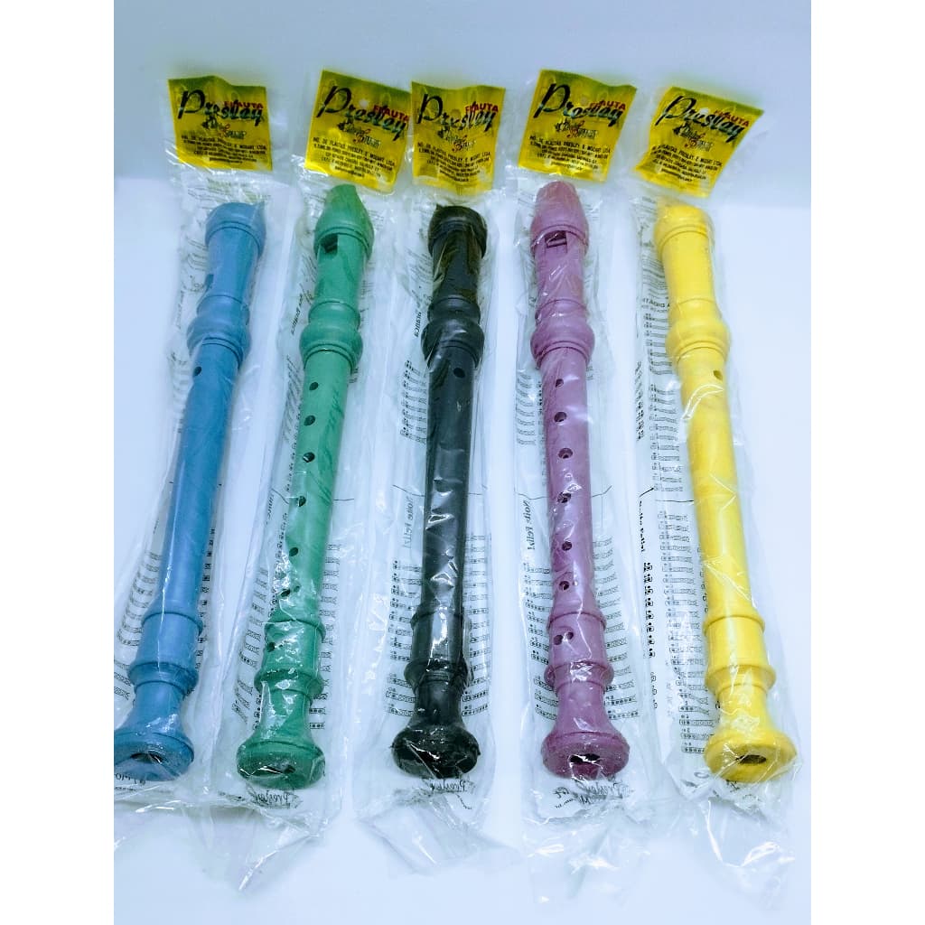 Kit 5 Flautas Infantis Sortidas PRESLEY