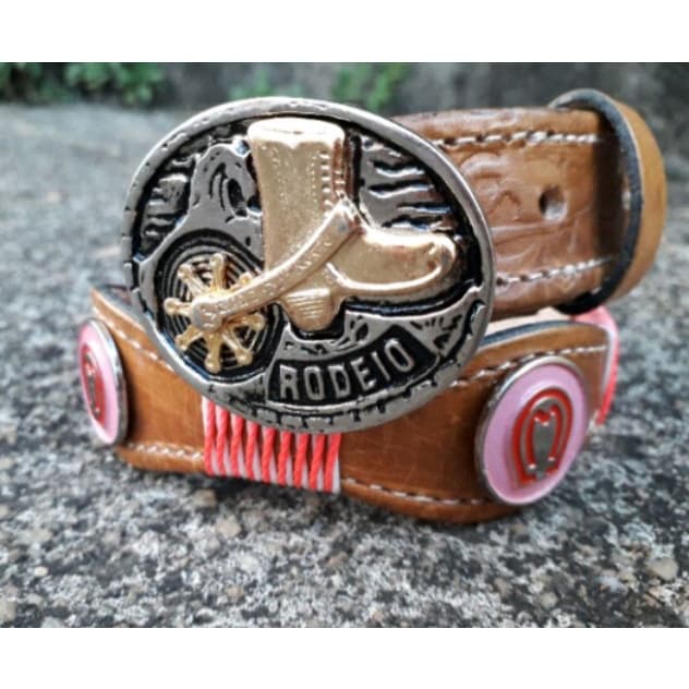 Cinto Infantil Country de Couro Menina