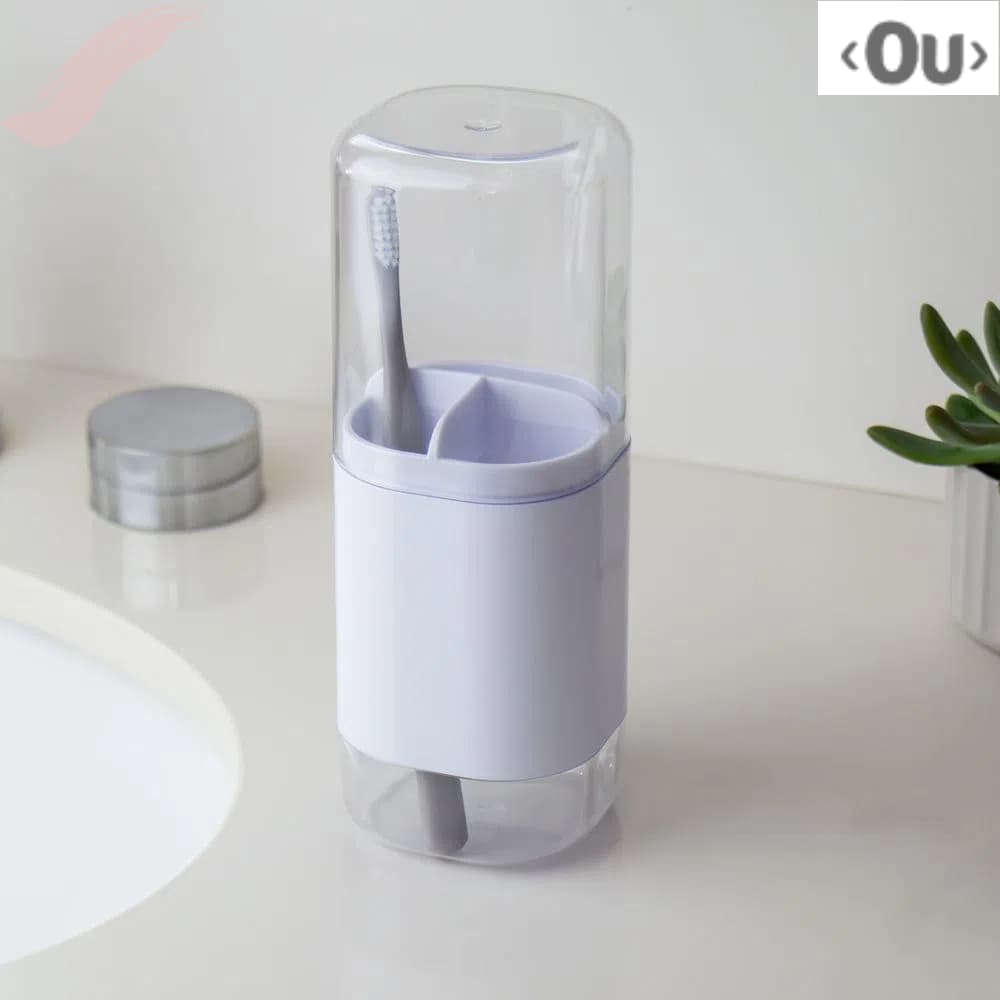 Porta Escova De Dente Dual <Ou> Suporte para Escovas de Dentes e Creme Dental