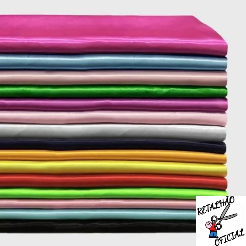 4 Metros Tecido Cetim com Elastano - Cetim com Lycra