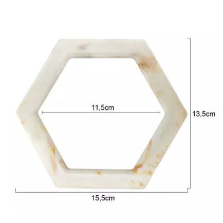 Alça P/Bolsa REF 7708 13,5cm X 15,5cm Par