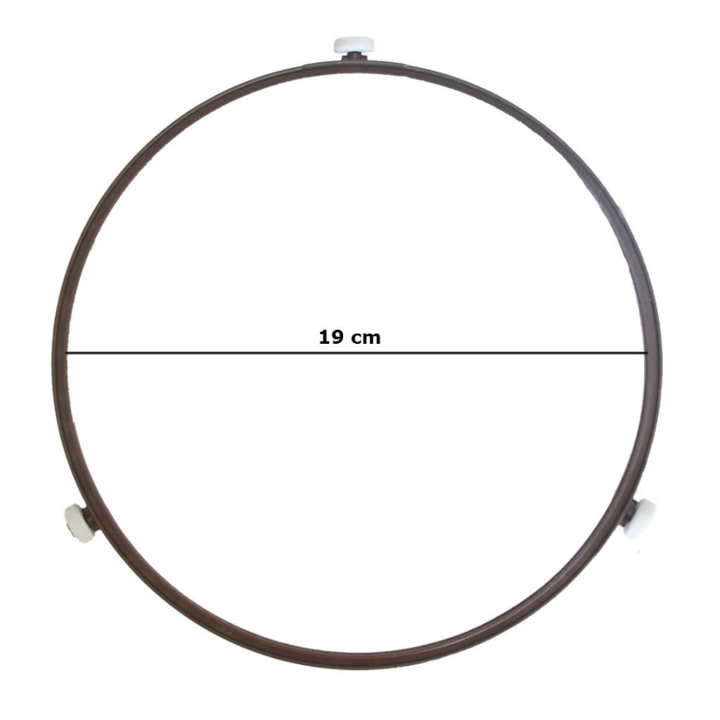Rodizio Roldana Giratório Prato De Micro-ondas de 25 a 29 cm de diâmetro