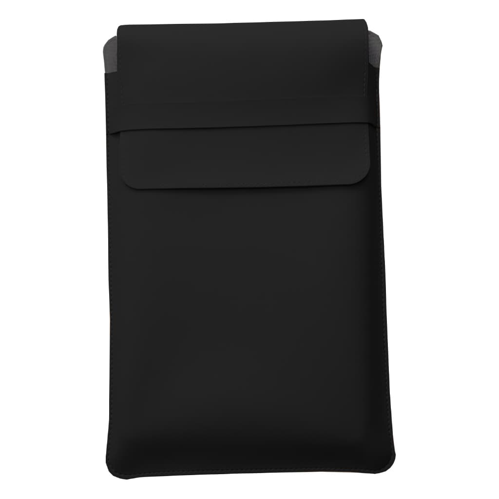 Luvas Pasta Case Capa Para Notebook Couro Sintético Preto Premium 13, 15,6 e 17