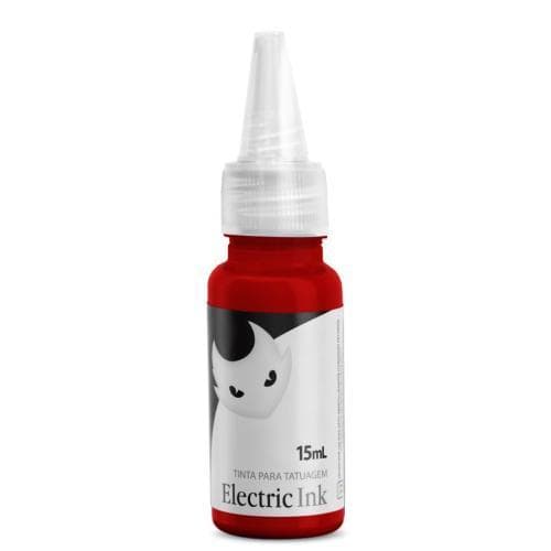 Tinta 15ml Vermelho Bombeiro Tatuagem Electric Ink Tattoo Promoção em Oferta OFERTA RELÂMPAGO