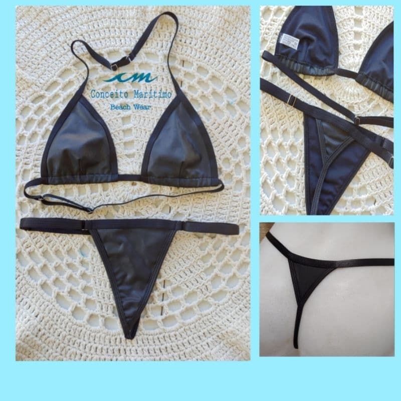 Biquíni MICRO fio dental marquinha de fita BRONZE  Bronzeamento Tecido CIRRÊ