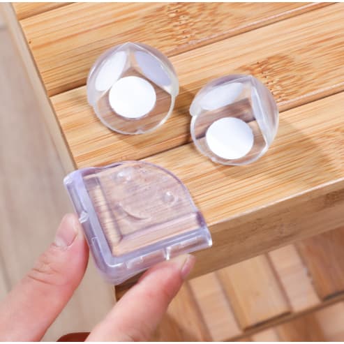 8 Protetor De Quina Silicone Mesa Segurança Para Crianças E Bebes Proteção Anti-colisão