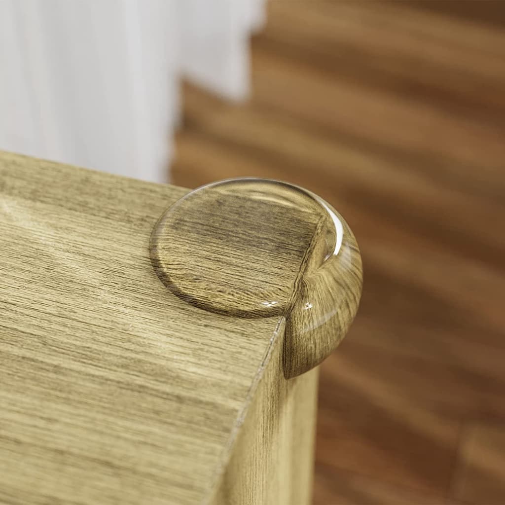 Kit 12 Protetor De Canto De Silicone Macio Protege A SegurançA Do Bebê E FáCil De Instalar Protetor De Canto Transparente