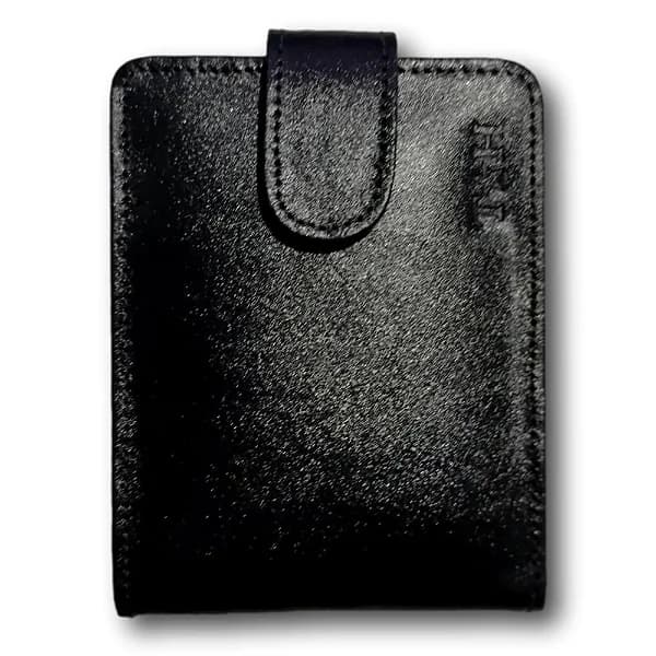 Carteira Masculina com Botão em Couro Classica Original Masculina Homem