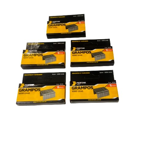 Kit Com 5.000 Unidades De Grampo Para Grampeador De Tapeceiro