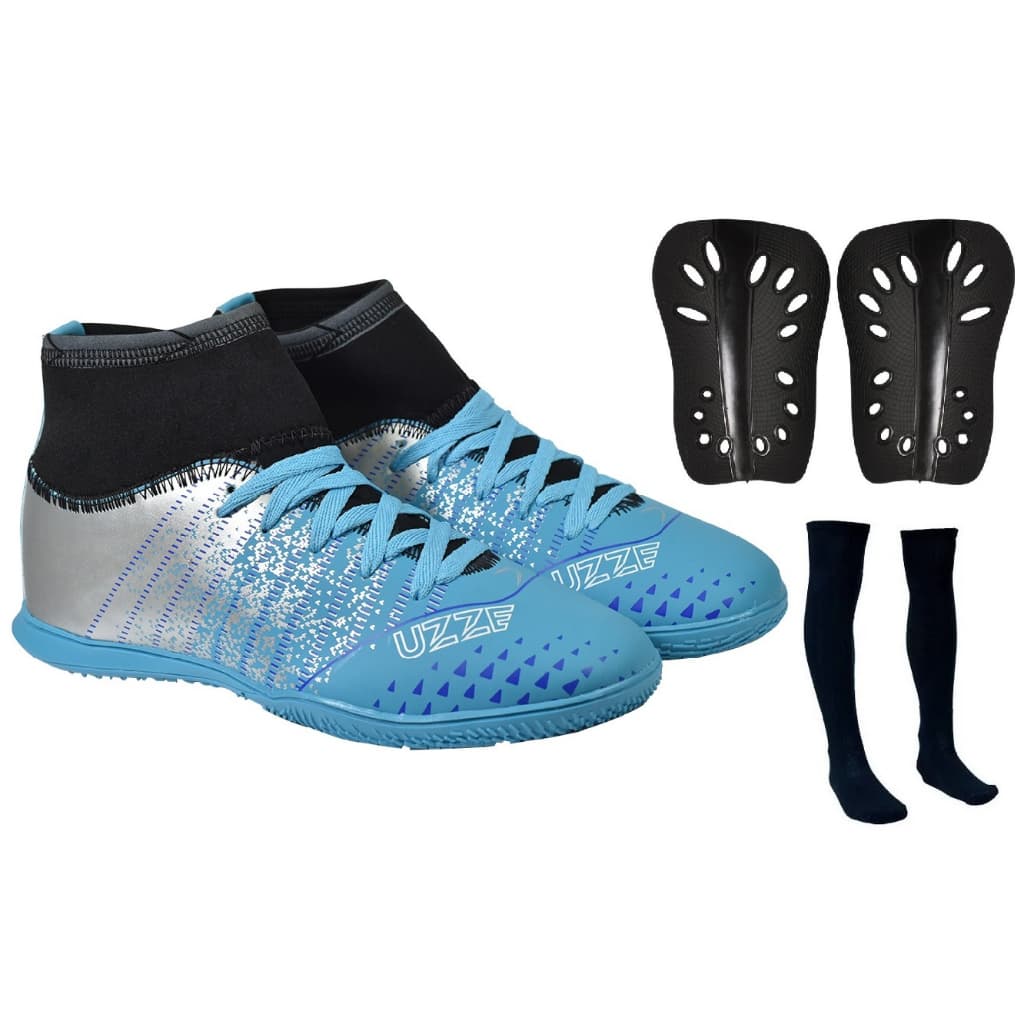 Chuteira Futsal Salão Botinha Adulto Infantil Cano Alto Meião Caneleira