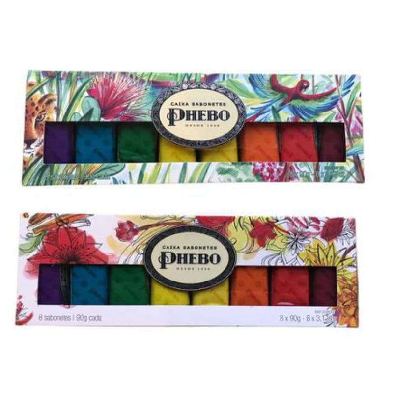 caixa de sabonete phebo - 8 unidades
