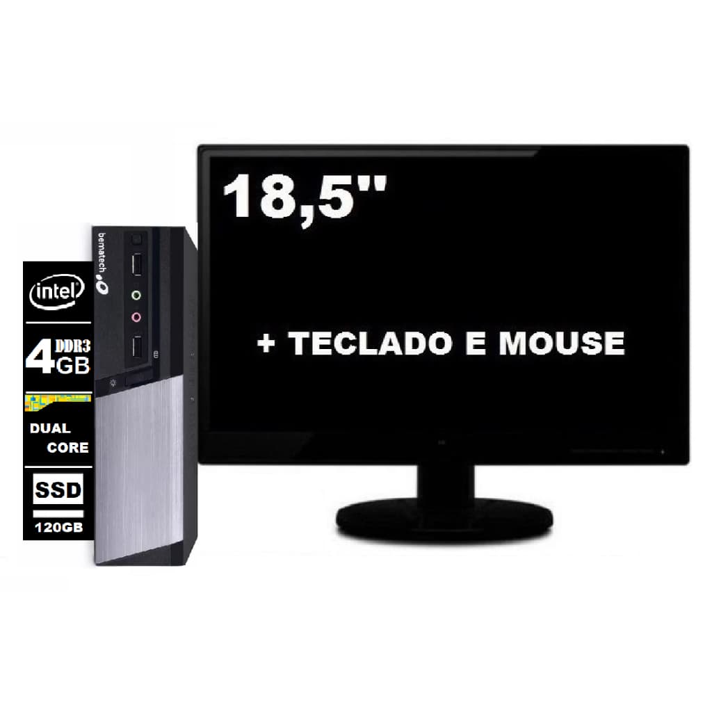 Mini Pc PDV Bematech RC-8300 Intel DualCore 4gb SSD 120Gb