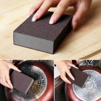 Esponja Mágica Preta Kit 2 ou 5 unidades Limpeza Profunda Remove Ferrugem Manchas