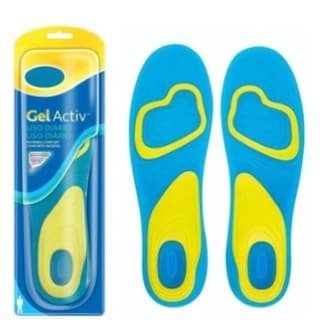 Palmilha Ortopédica Silicone Gel Anti Impacto Pés Sem Dor