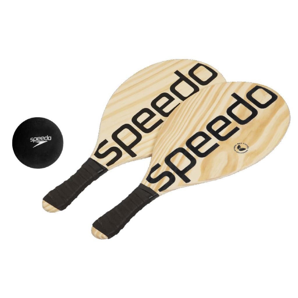 Kit Raquetes Frescobol Speedo 2 Raquetes e 1 Bola Lazer Praia