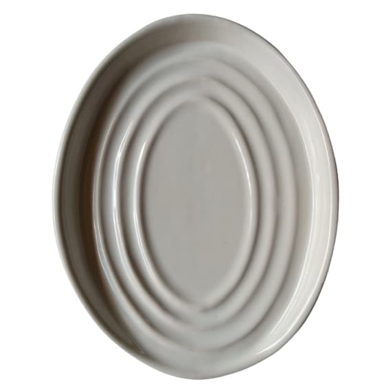 descanso talher oval cerâmica cozinha