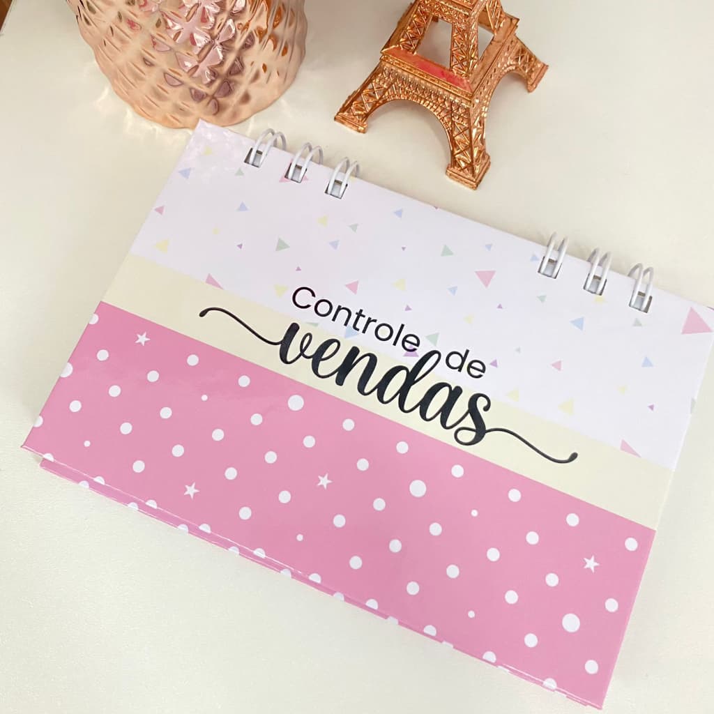 Mini Agenda para Controle de Vendas - 100 folhas