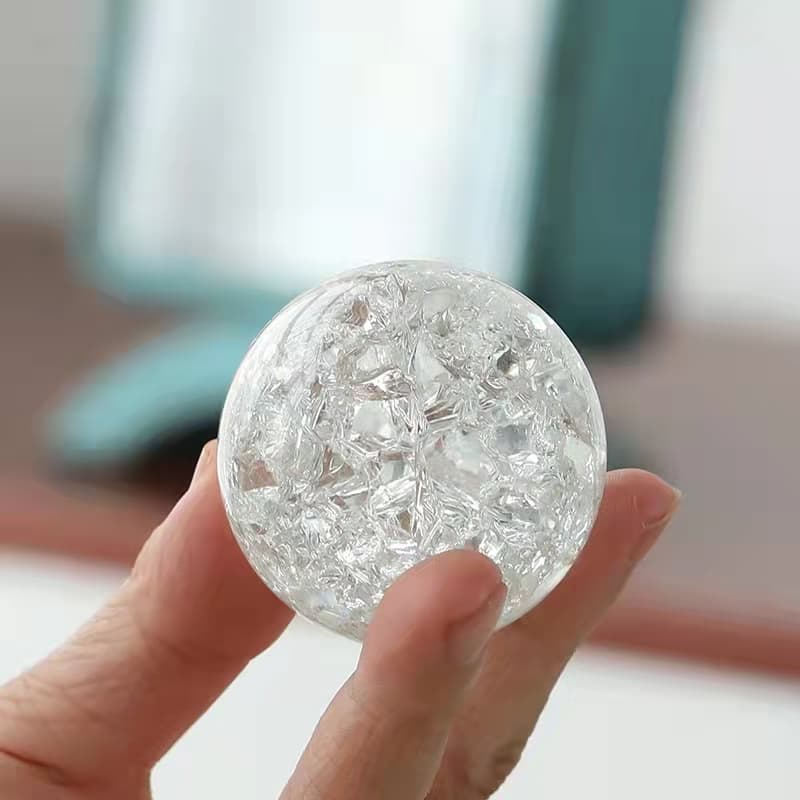 Bolinha Bola De Cristal Vidro Esfera 4cm Para Fonte De Água