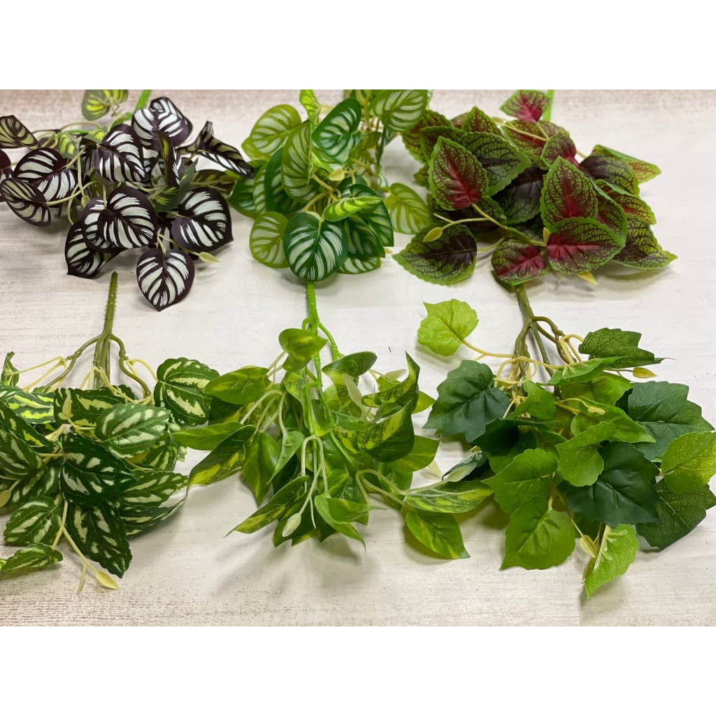 Ramo de Folhagem Artificial  com 5 ramos /C003-6