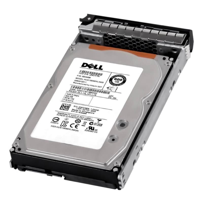 Hd Dell 0w348k 600gb 15k Sas 15000rpm 3.5 Hus156060vls600