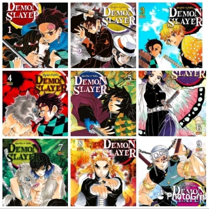 Mangá Demon Slayer Lacrado Português