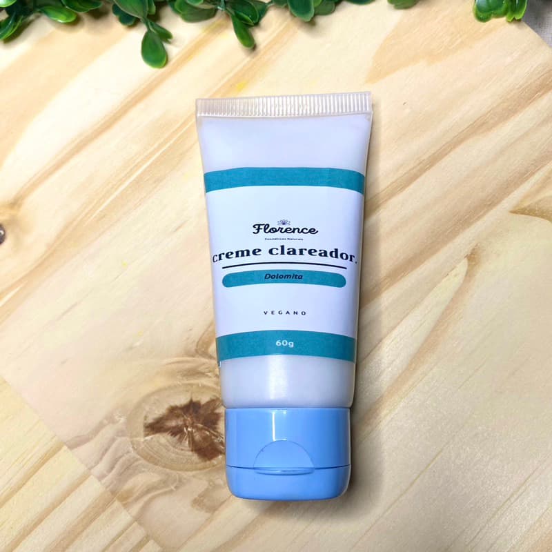 Creme Clareador com Dolomita Para Manchas┃Clareador de Axila, Virilha, Manchas no Rosto┃Vegano