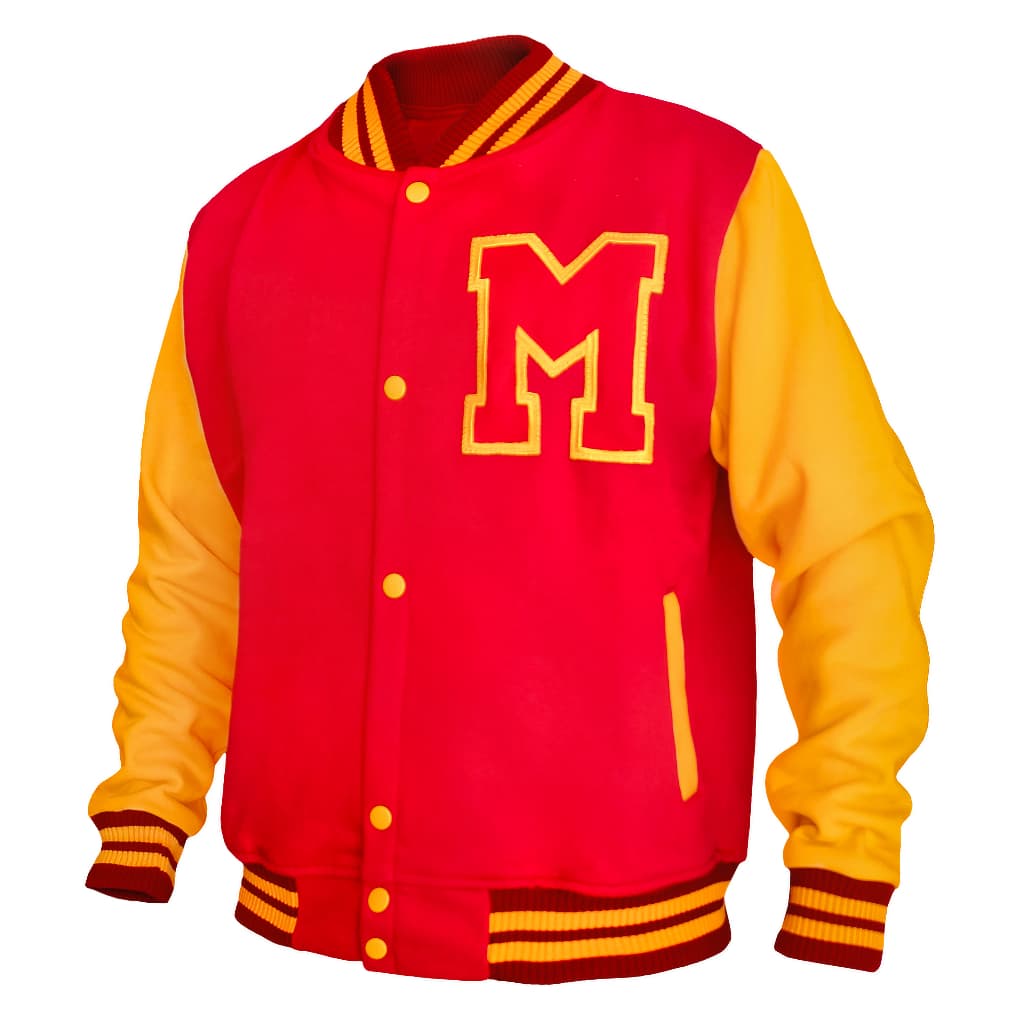 Jaqueta Moletom Thriller M Jackson College Unissex Blusa Casaco Bordado