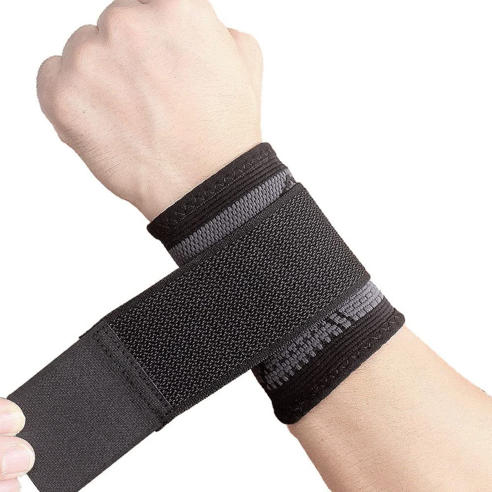 Munhequeira Esportiva Elástica Compressão para Tendinite Dores no Pulso CrossFit Ajustável Qualidade