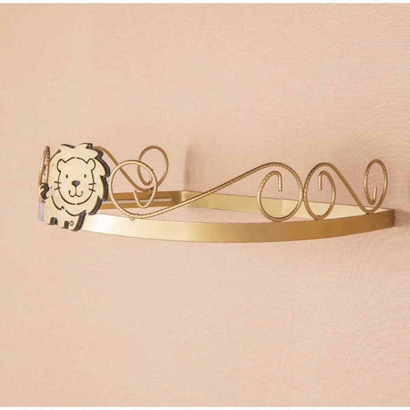 Dossel Arco Dourado Com Leão