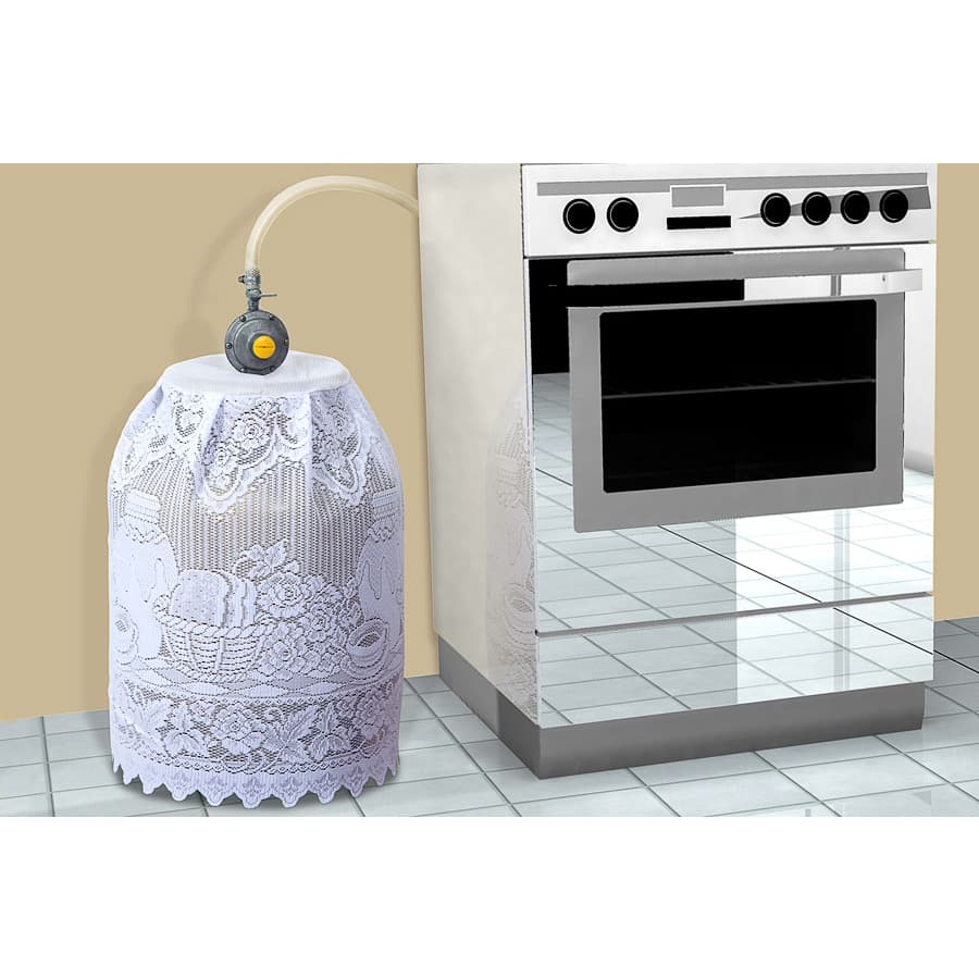 Capa De Botijão De Gás De Renda - Romance