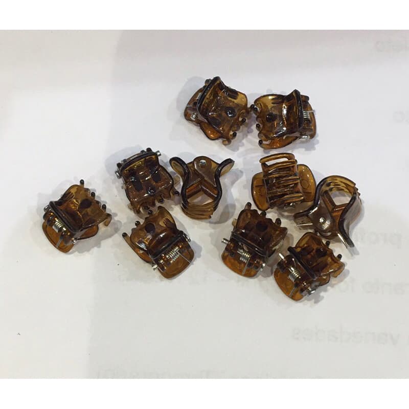 30/60/120 Mini Piranha Presilha Grampo de Cabelo Infantil Fofo Feminino Colorido pronta entrega envio imediato