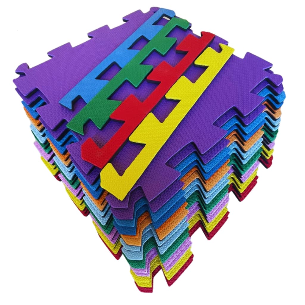 Kit 10 Tatames 50x50 10mm - Colorido Economico