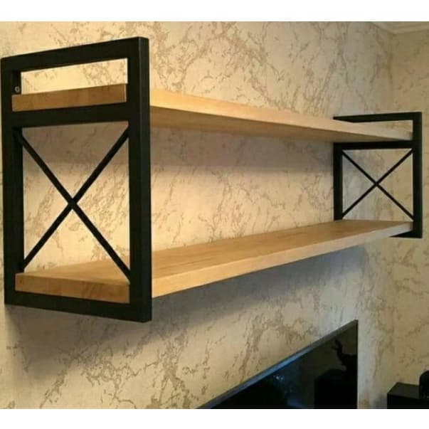 Prateleira Estilo Industrial - Não ENFERRUJA - Não DESCASCA PINTURA - Original Omega