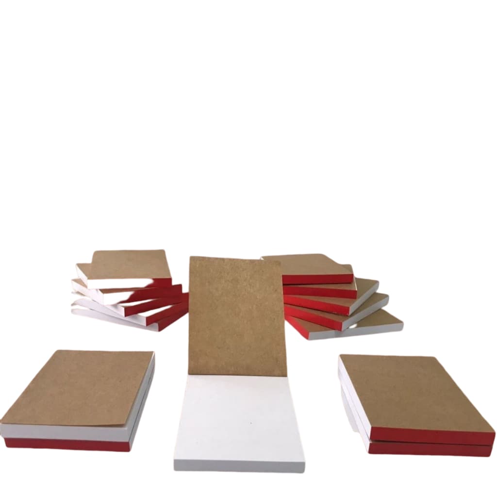 100 blocos de 50 folhas 7x10cm sem impressão comanda bar anotação restaurante