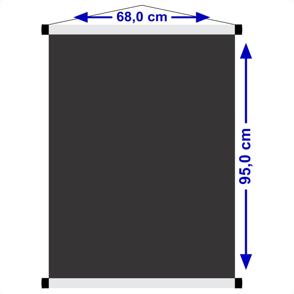 Banner Grande Quadro Negro Lousa, Banner Reutilizável, tamanho 68,0 x 95,0 cm de altura, Ref. 392