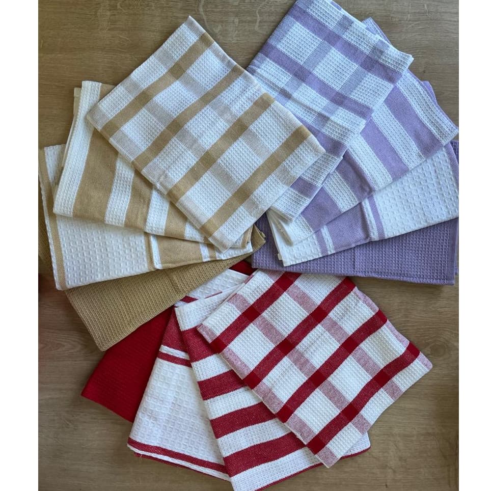 KIT 4 PANOS DE COPA ATOALHADO 60x40cm - PANO DE PRATO