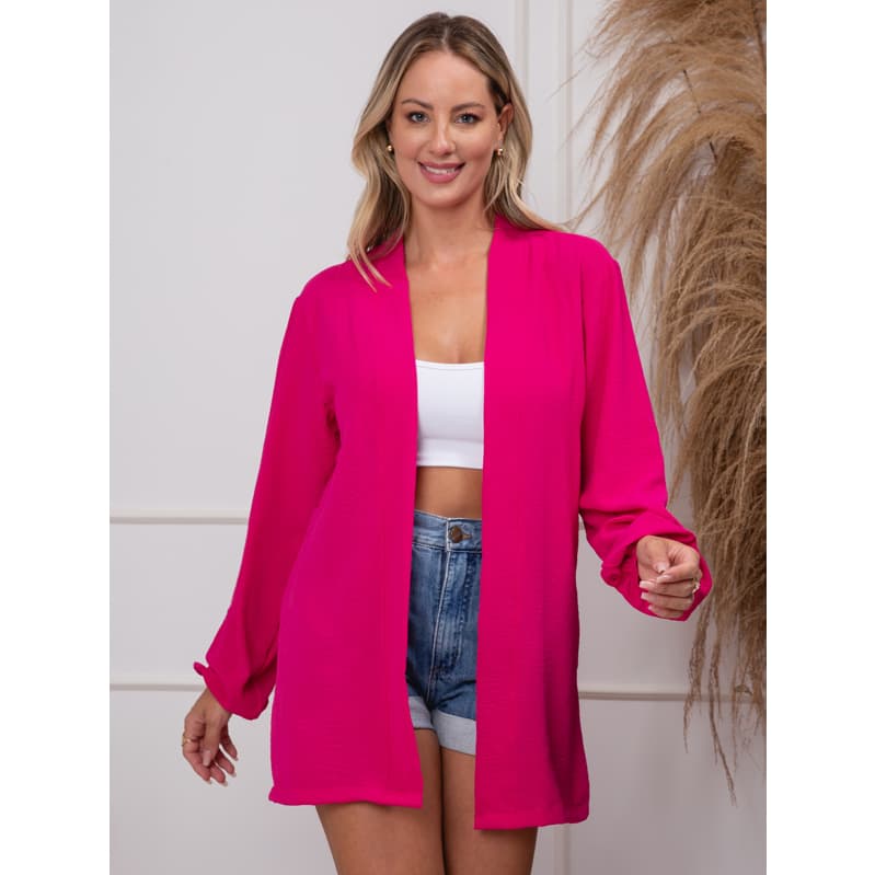 Kimono  Cardigam Feminino de Duna Manga Longo 02