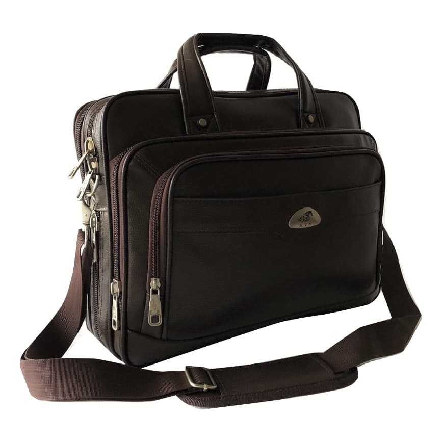 Pasta Executiva Couro Maleta Bolsa Masculina Para Trabalho Documentos Livros Faculdade Notebook