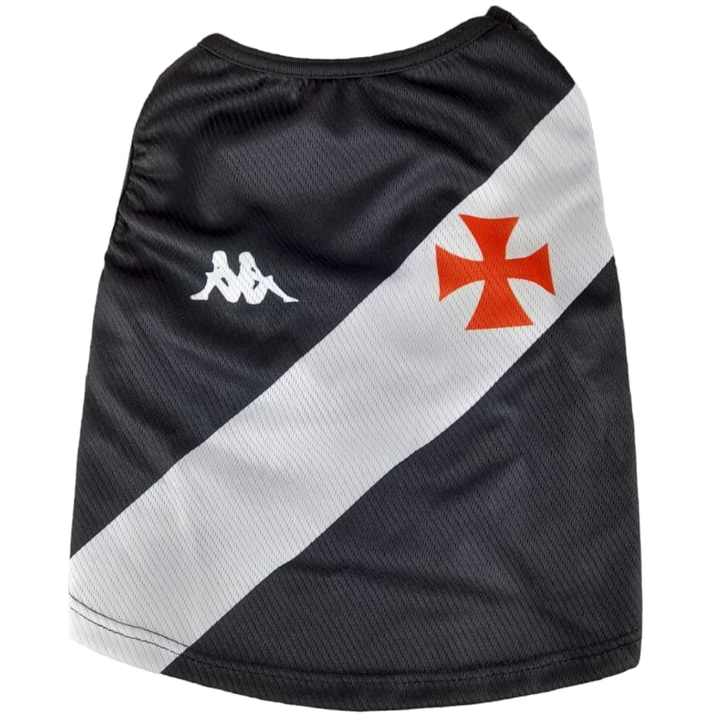 Roupa para Pet Estilo Regata Personalizada do Campeonato Brasileiro  Vasco 1