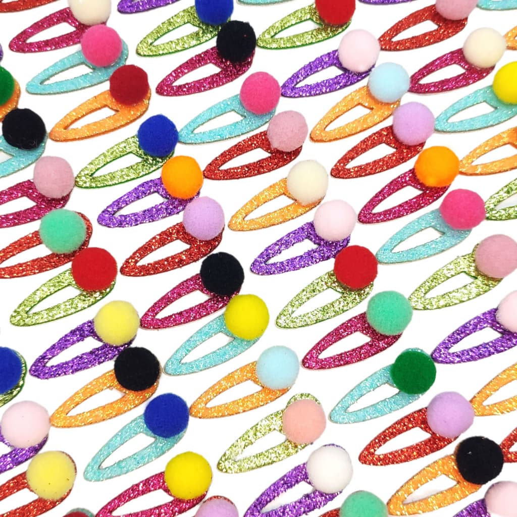 Kit 50 Lacinhos Tic tac Presilha Pom Pom Pet Cãe Gato