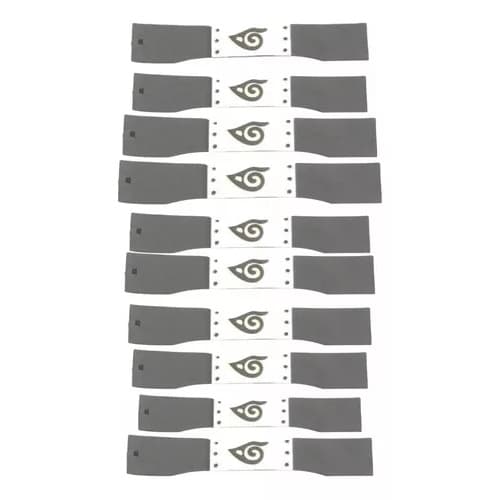 Kit 10 Bandanas Naruto E.v.a  Festa aniversário eventos