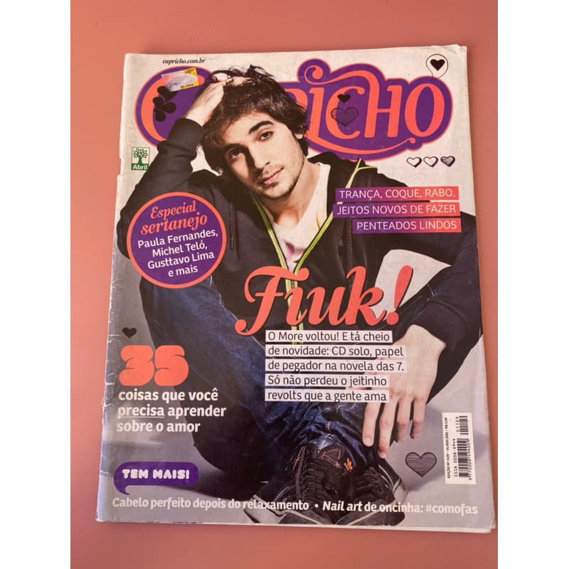 revista capricho fiuk agosto 2011 edição 1129