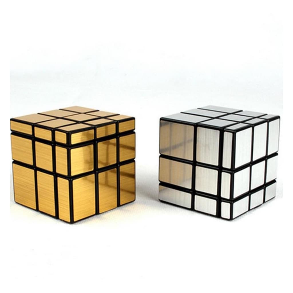 Cubo Magico Mirror Cube Blocks Infinito Espelhado Metálico 3X3 4X4 5X5 Prata Dourado Lubrificado Profissional Infinito