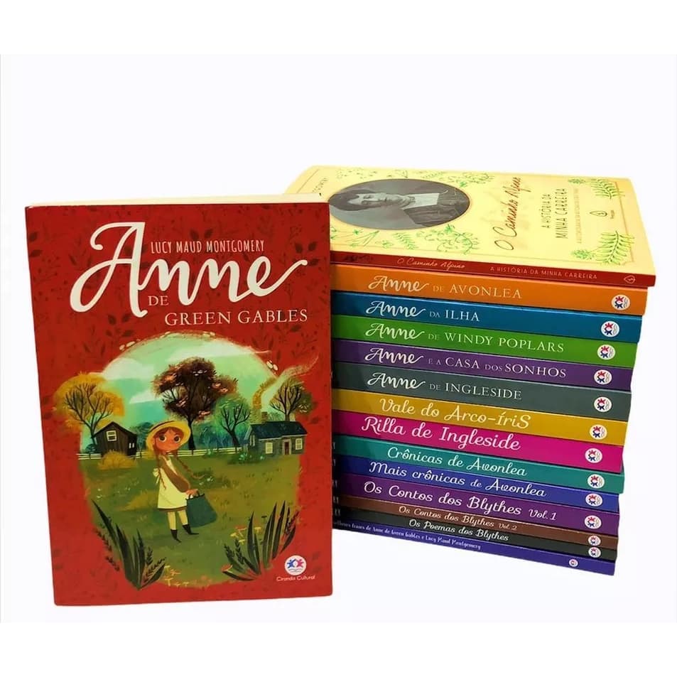 Livros da Coleção Anne de Green Gables Série 1 ao 8
