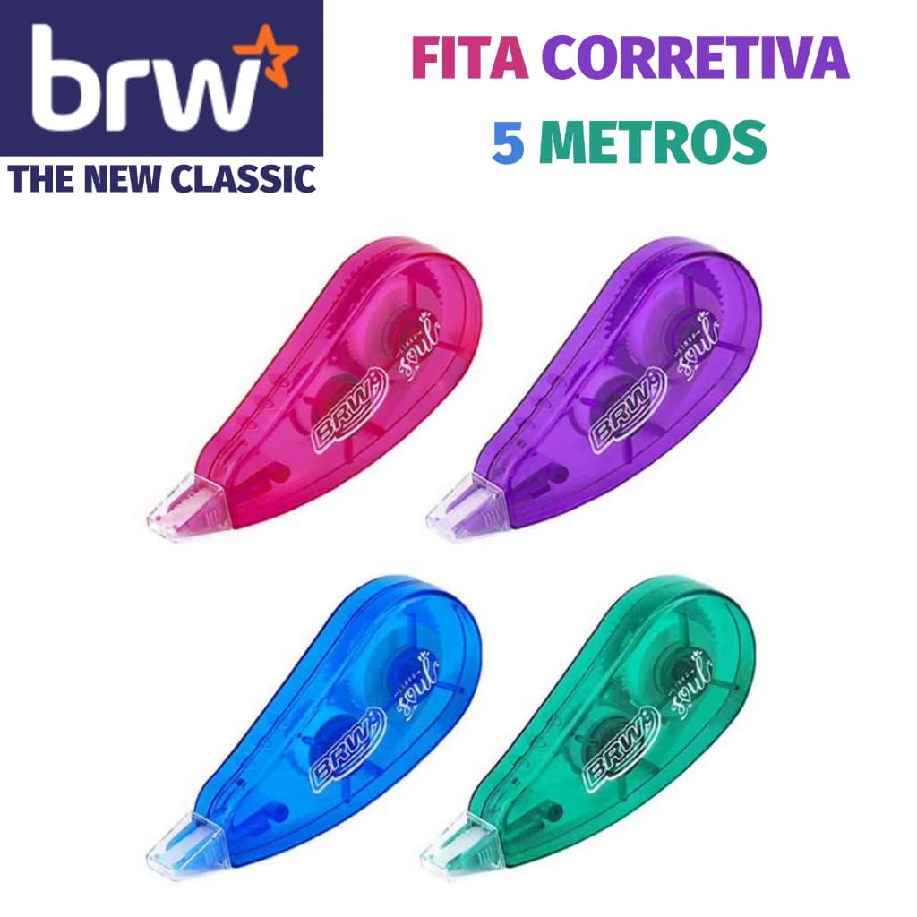 Fita Corretiva BRW 5 Metros - Kit ou unidade