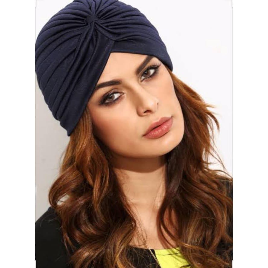 Turbante Indiano Gorro Touca Boina Turbantinho Várias Cores