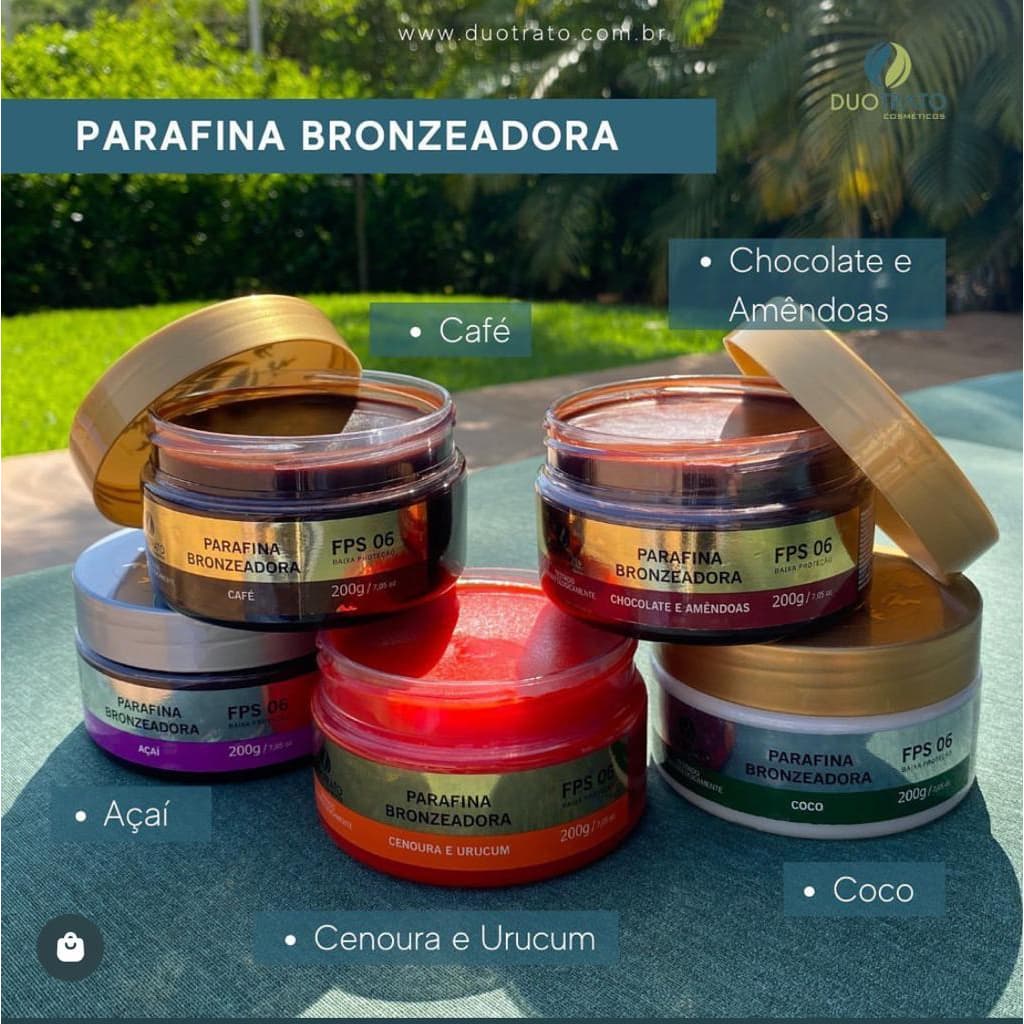 Parafina Bronzeadora Duotrato Fps 06 – 100g